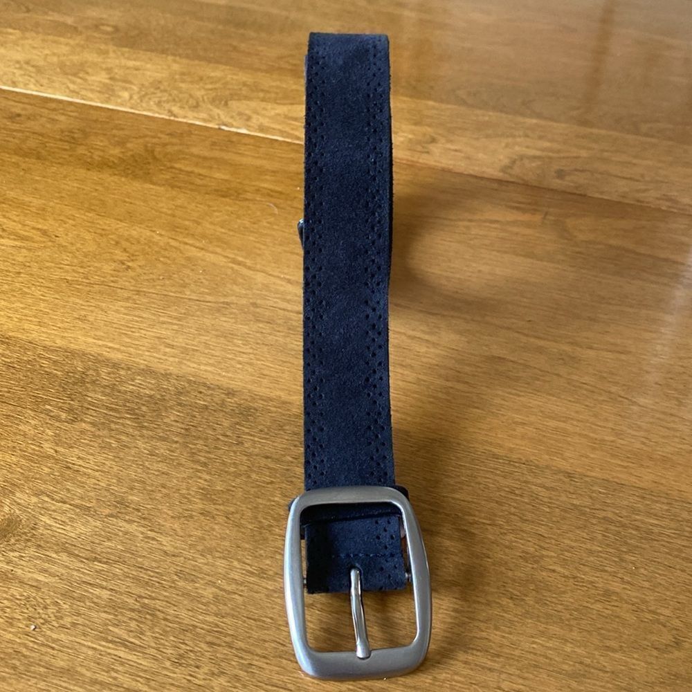 Hugo Boss suede belt